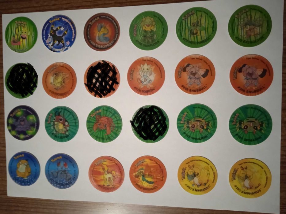Pokémon Tazos Vários 4