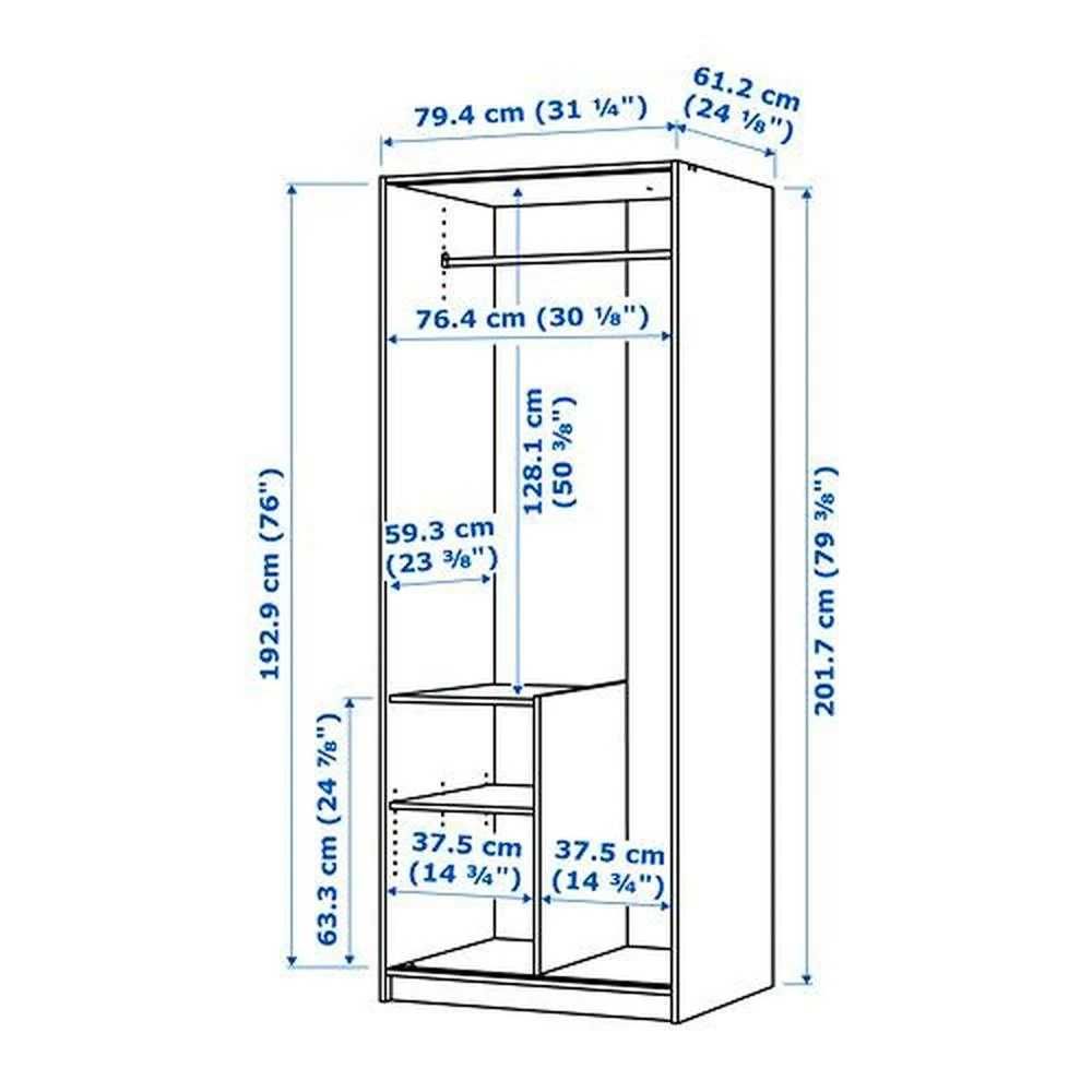 Ikea Trysil 103.087.87 elementy szafy paczka nr 1