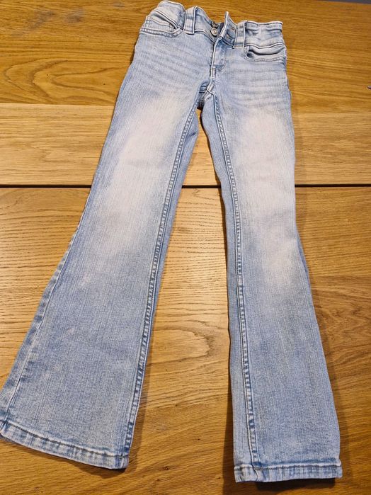 Dwie pary spodni jeans 134 cm