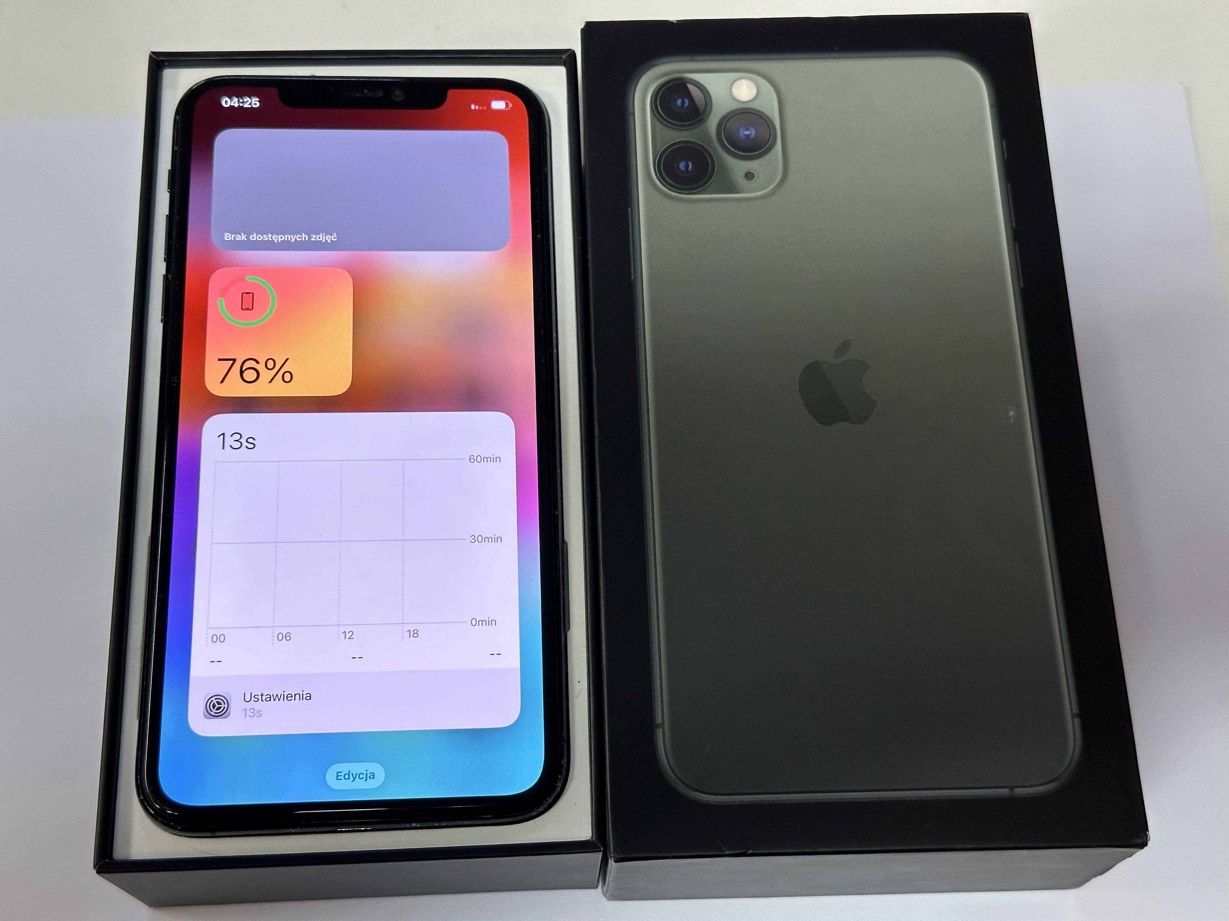 iPhone 11 Pro Max 64gb - GWARANCJA - BATERIA 100% - #812