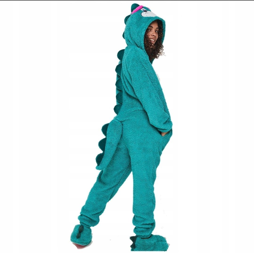 Undiz Denver dinozaur kombinezon kigurumi pidżama pajacyk NOWY one siz