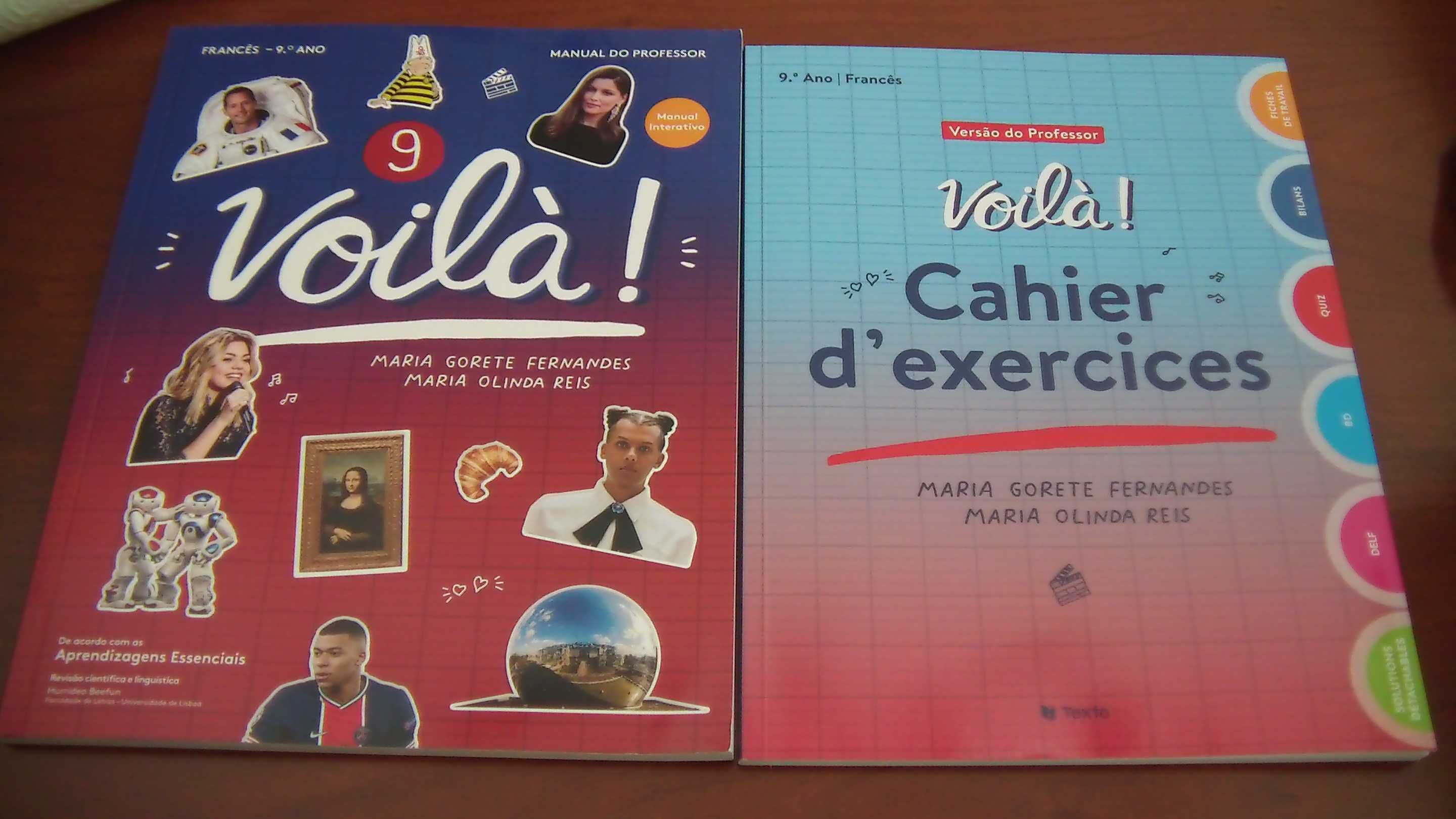 Voilà! 9 - Francês 9.º ano Manual com caderno (Professor)