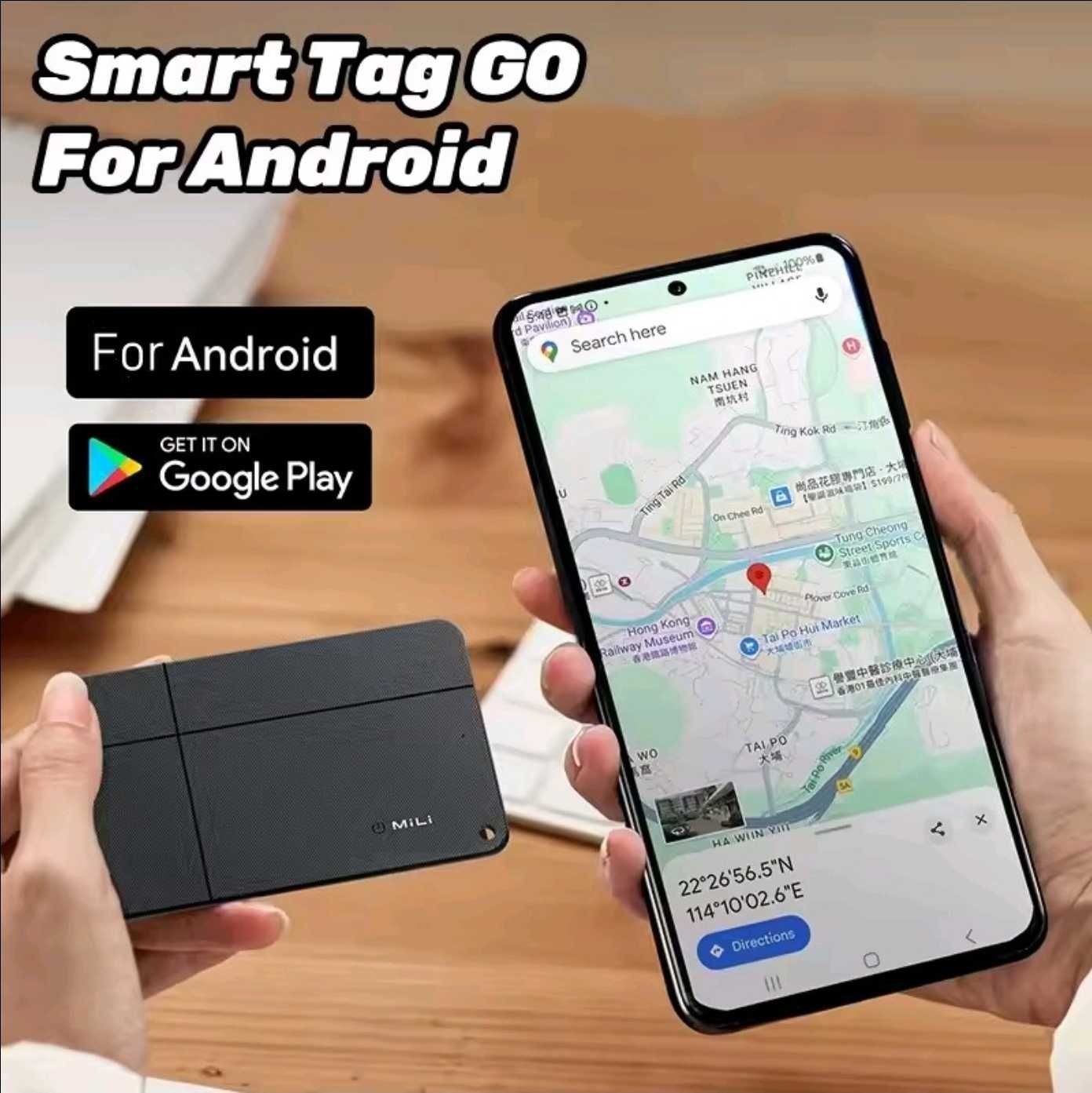 Lokalizator GPS Mili MiCard Pro karta do portfela WIZYTÓWKA QR ANDROID