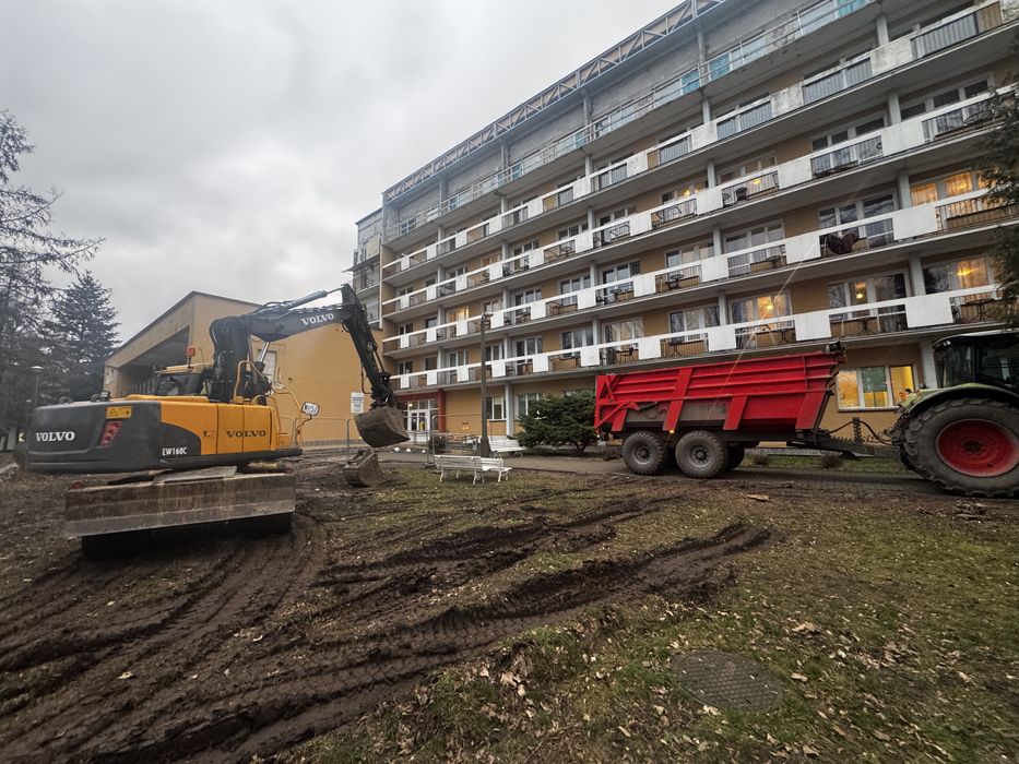 Prace ziemne transportowe wodociągowe kanalizacyjne przyłącza szambo