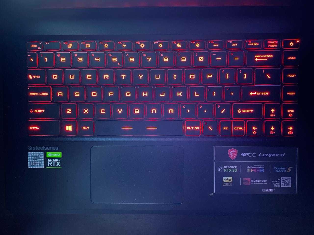 Ноутбук MSI GP66 Leopard 10UG (i7, RTX 3070, SSD 512GB, RAM 16GB)