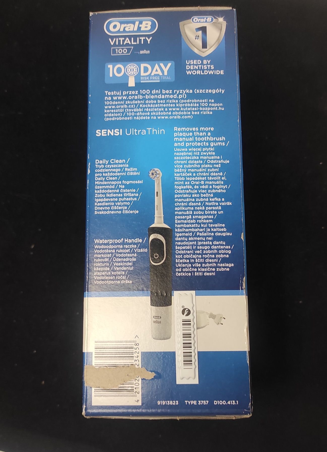 Szczoteczks elektryczna do zębów  Oral-B  vitality 100 sensi ultrathin