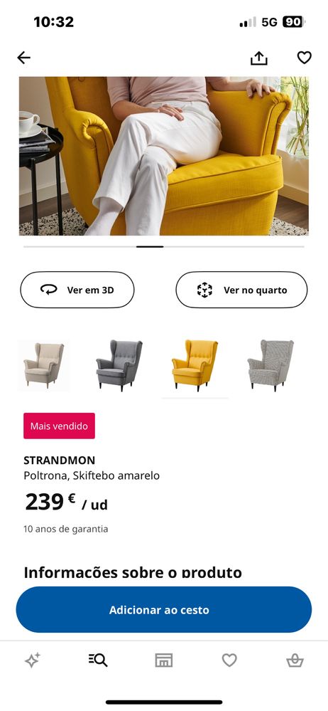 Poltrona Ikea Strandmon