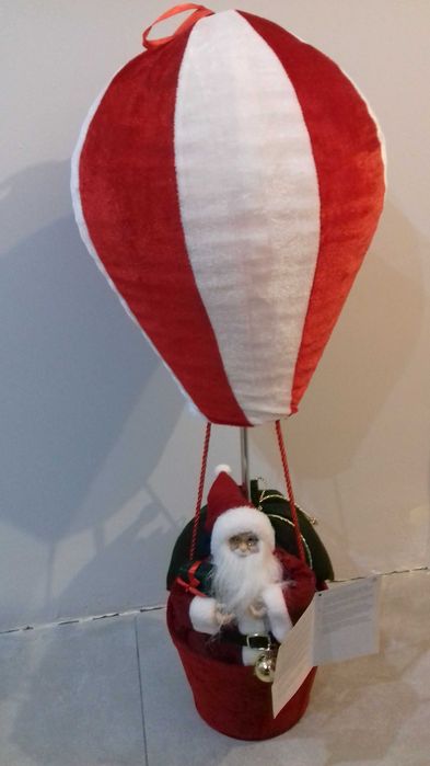 Figurka świąteczna w Balonie 80 cm Mikołaj/ uszkodzony