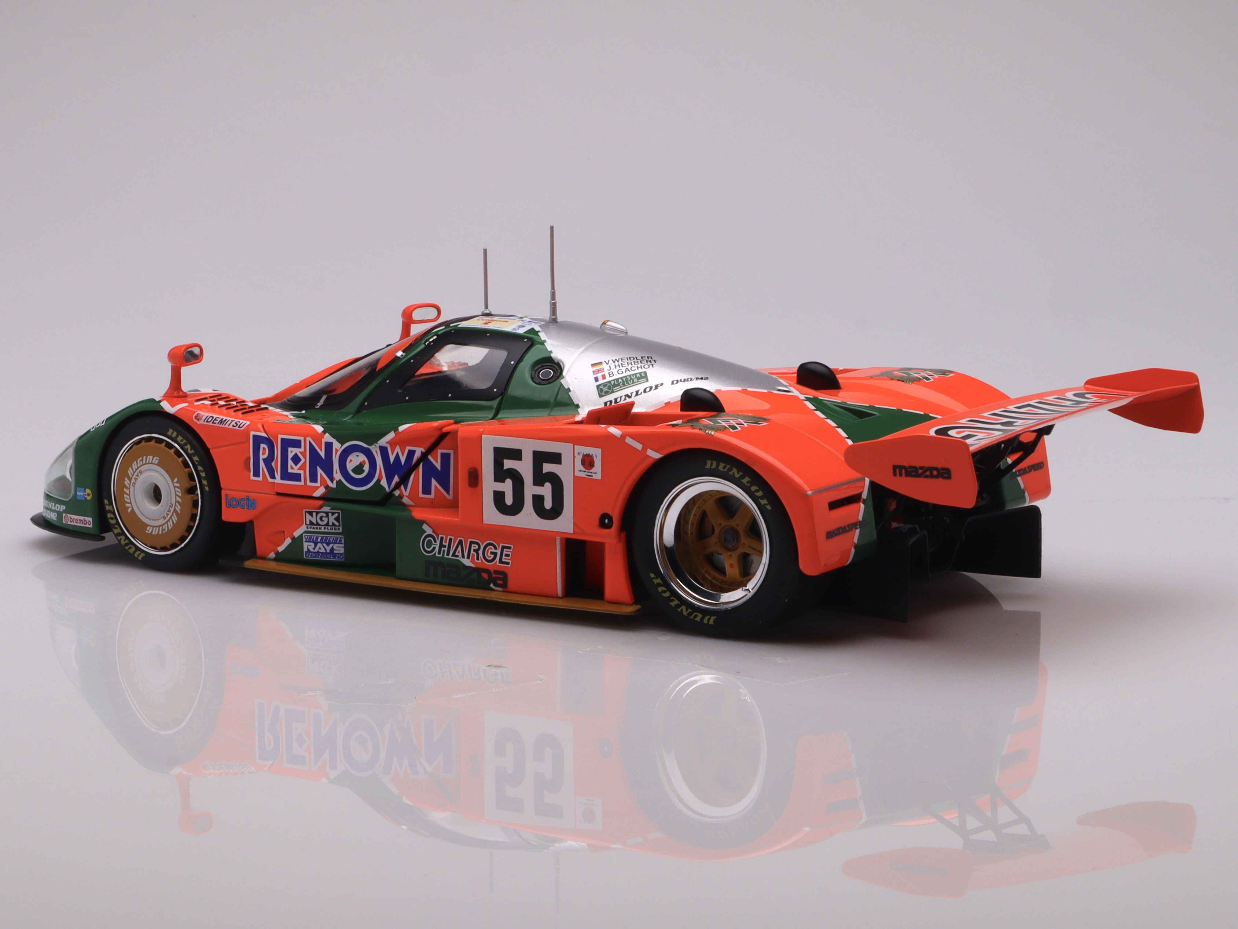 Mazda 787B 2.6L #55 Winner 24h Le Mans - 1991 KK-Scale 1:18