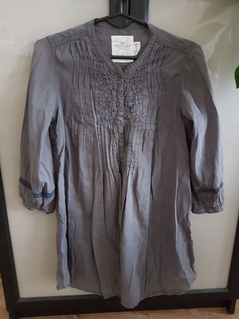 Szara tunika / zwiewna bluzka H&M