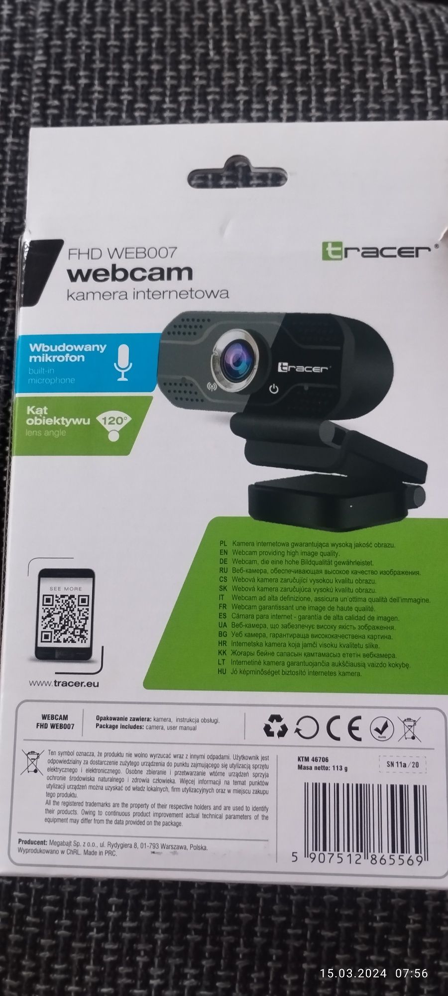 Kamera internetowa Tracer Webcam web007