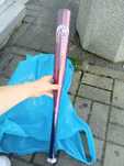 Czerwony kij do baseballa 65 cm