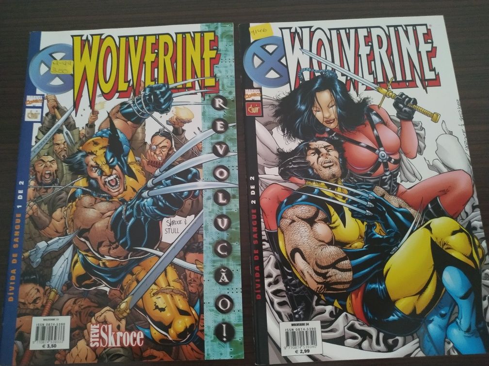 13 livros Banda Desenhada - Wolverine - X Men