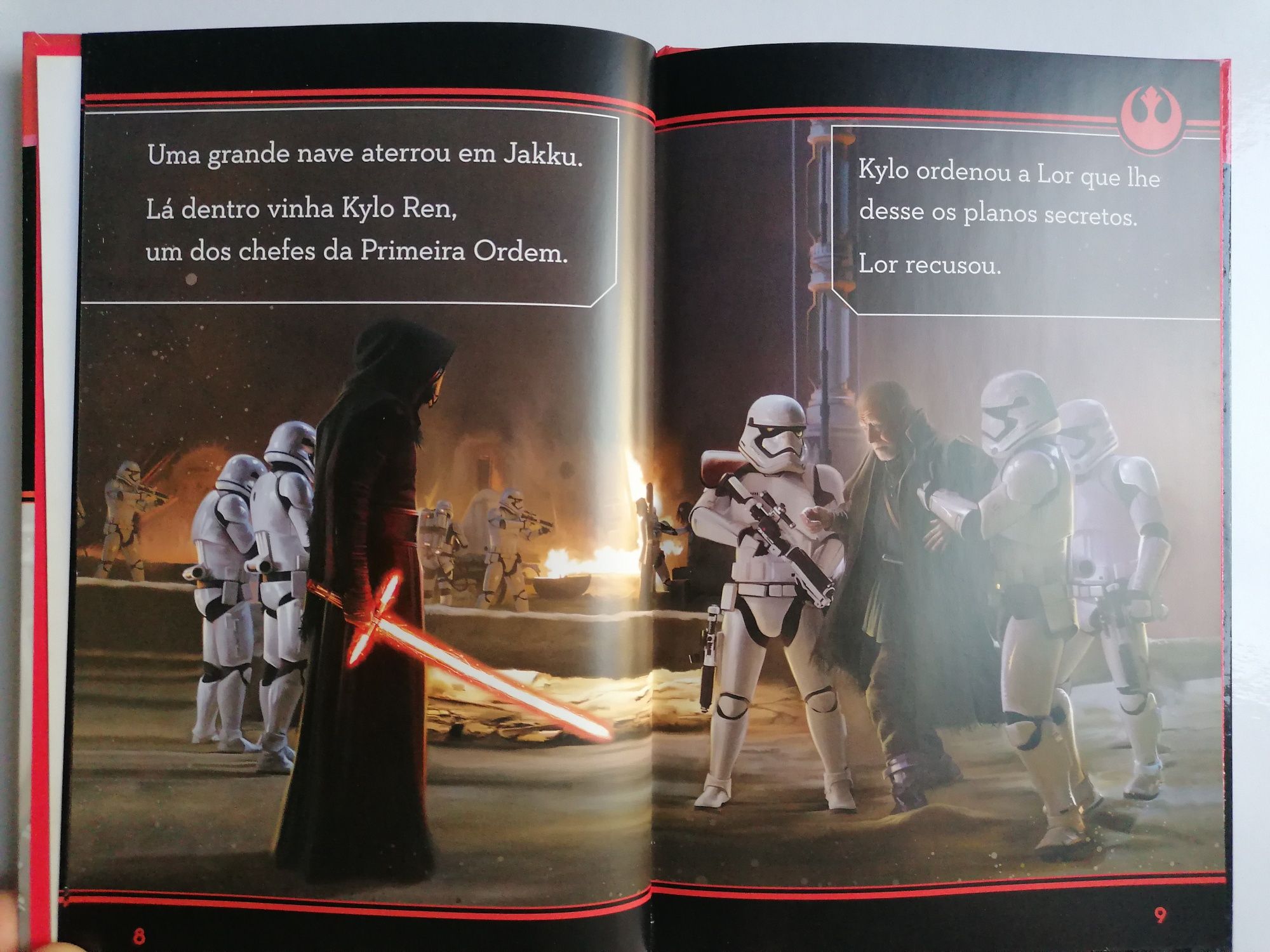 Livro Star Wars, Finn e a Primeira Ordem.