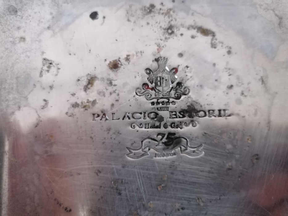 3 artigos: Taça prato cinzeiros castiçal em estanho 99%