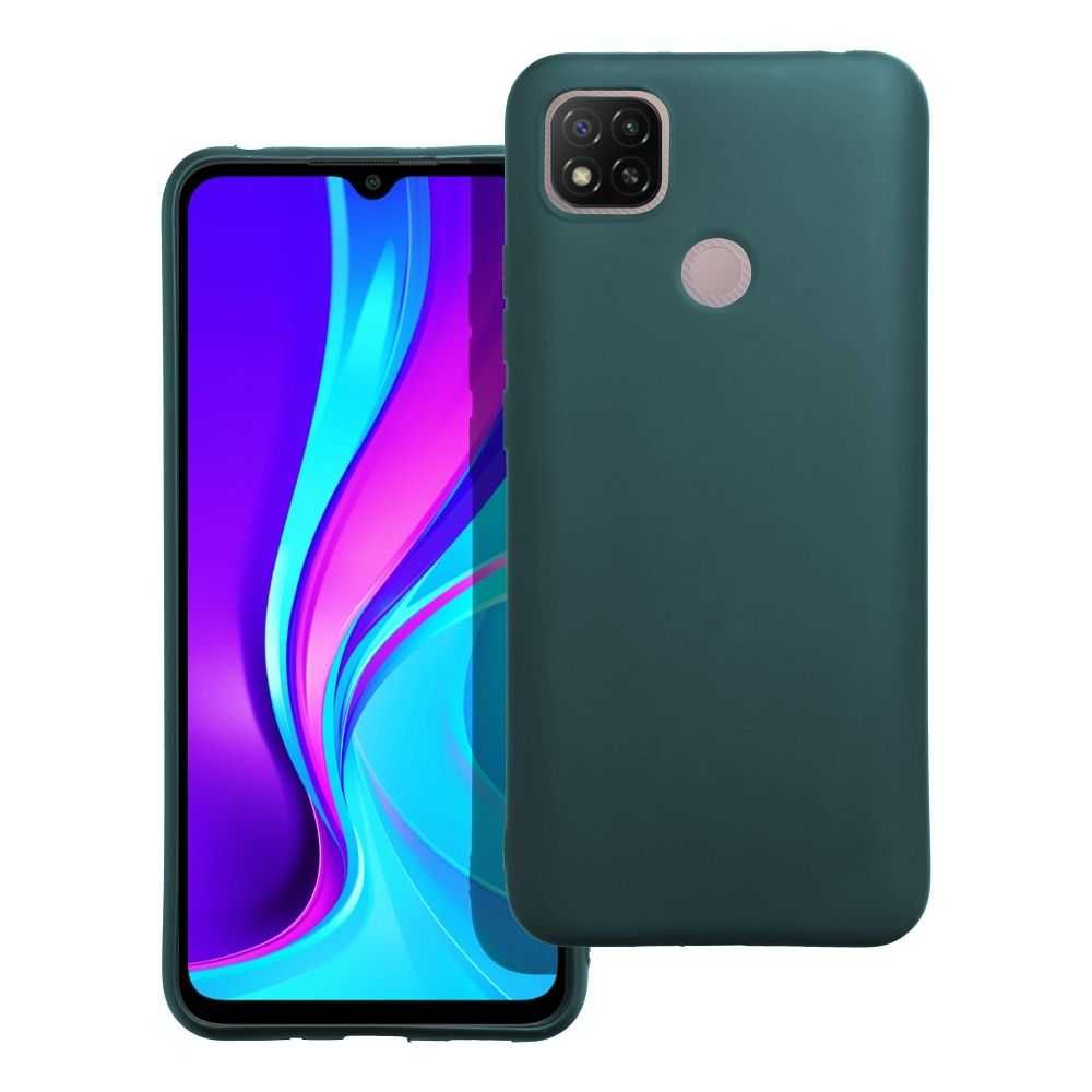 Futerał MATT do XIAOMI Redmi 9C ciemnozielony