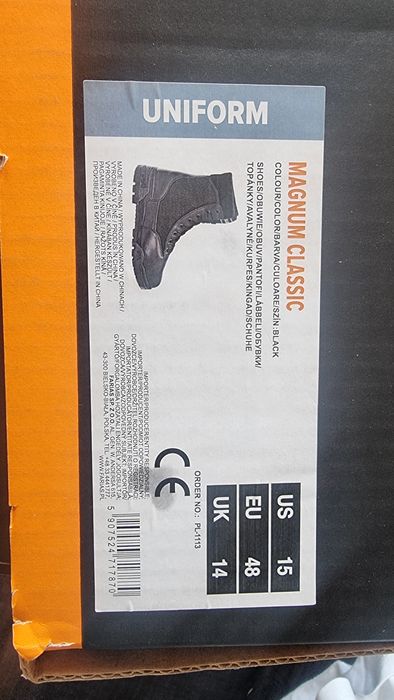 Buty taktycze magnum seria classic r48