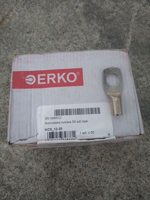 Końcówka kablowa oczkowa 25 M12