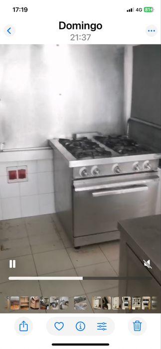 Cozinha de restaurante em inox,completa em muito bom estado