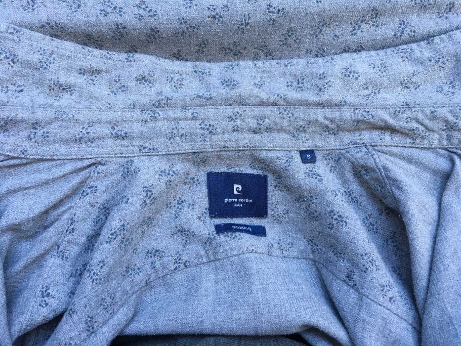 Camisa flanela cinza Pierre Cardin