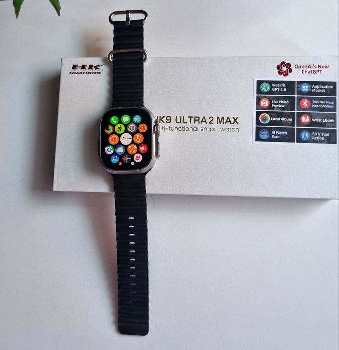 Smartwatch HK9 Ultra Max czarny