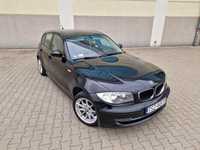 BMW SERIA1 E87 *śliczna czarna* 2008rok 118d 120d LIFT