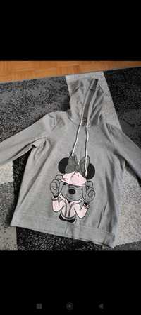 Szara bluza damska z kapturem Disney Minnie Mouse M L