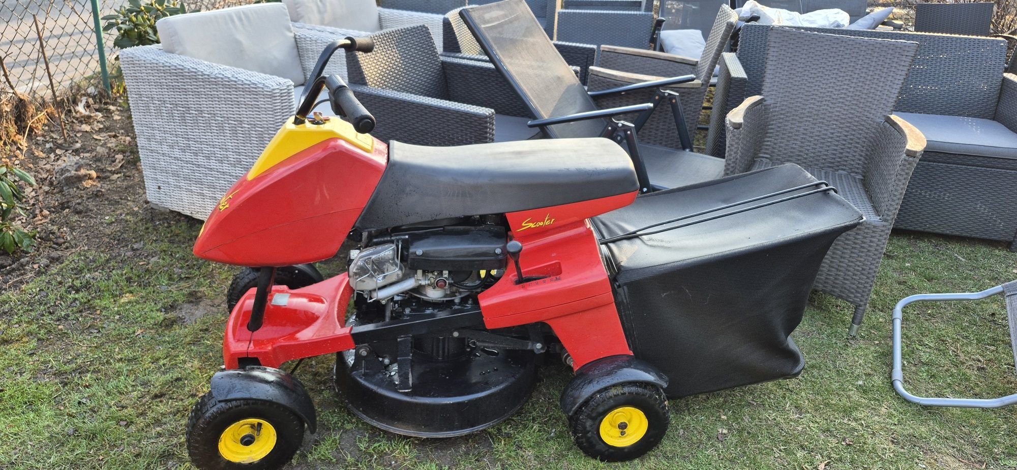 Traktorek kosiarka Wolf scooter