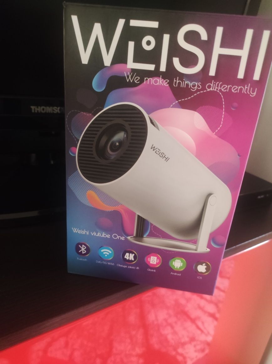 Projektor rzutnik android TV WIFI FULL HD PRZENOŚNY SMART