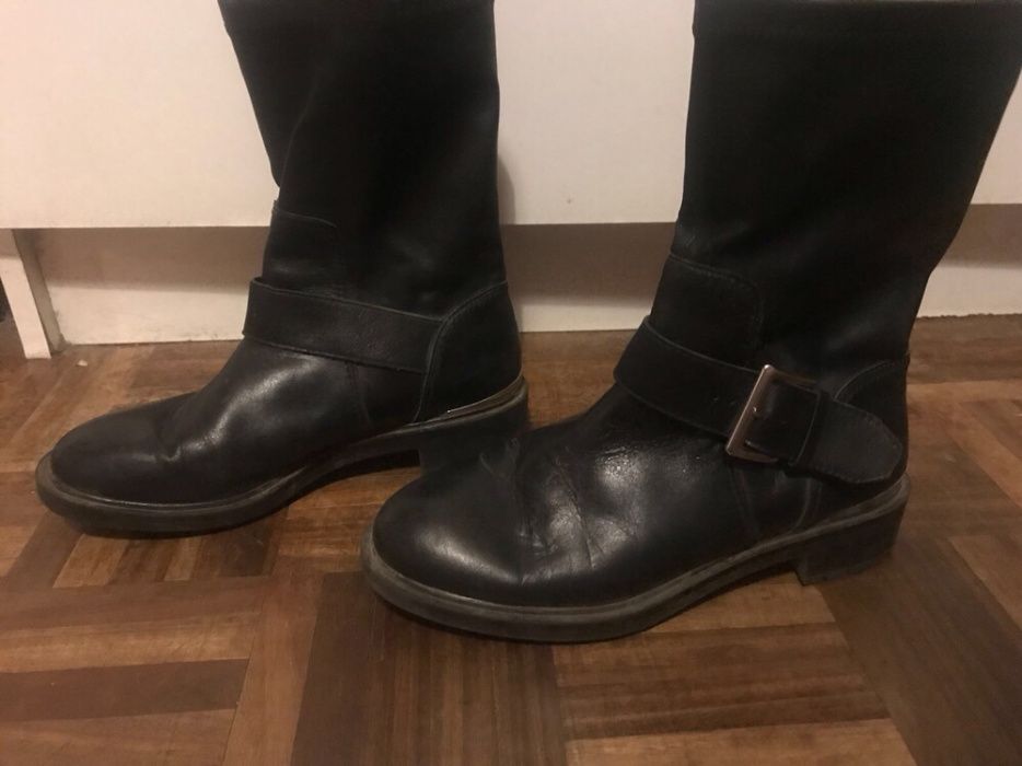 Botas da Zara em pele