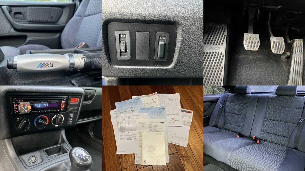 BMW e36 M-Pakiet Avusblau Bogata Wersja 175.000 km ASC Klima 4xAirBag