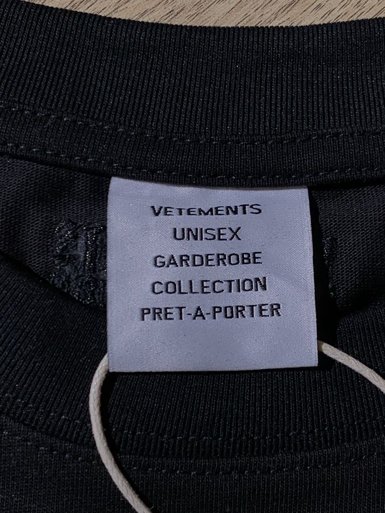 Футболка Vetements Milka Logo Black