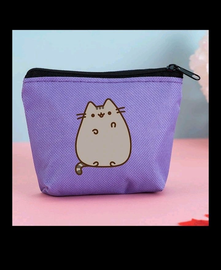 Portmonetka portfel pusheen fioletowy nowy hit