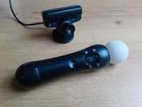 Move zestaw Vr PlayStation 3 4 ps3 kamerka i pałeczka ps4