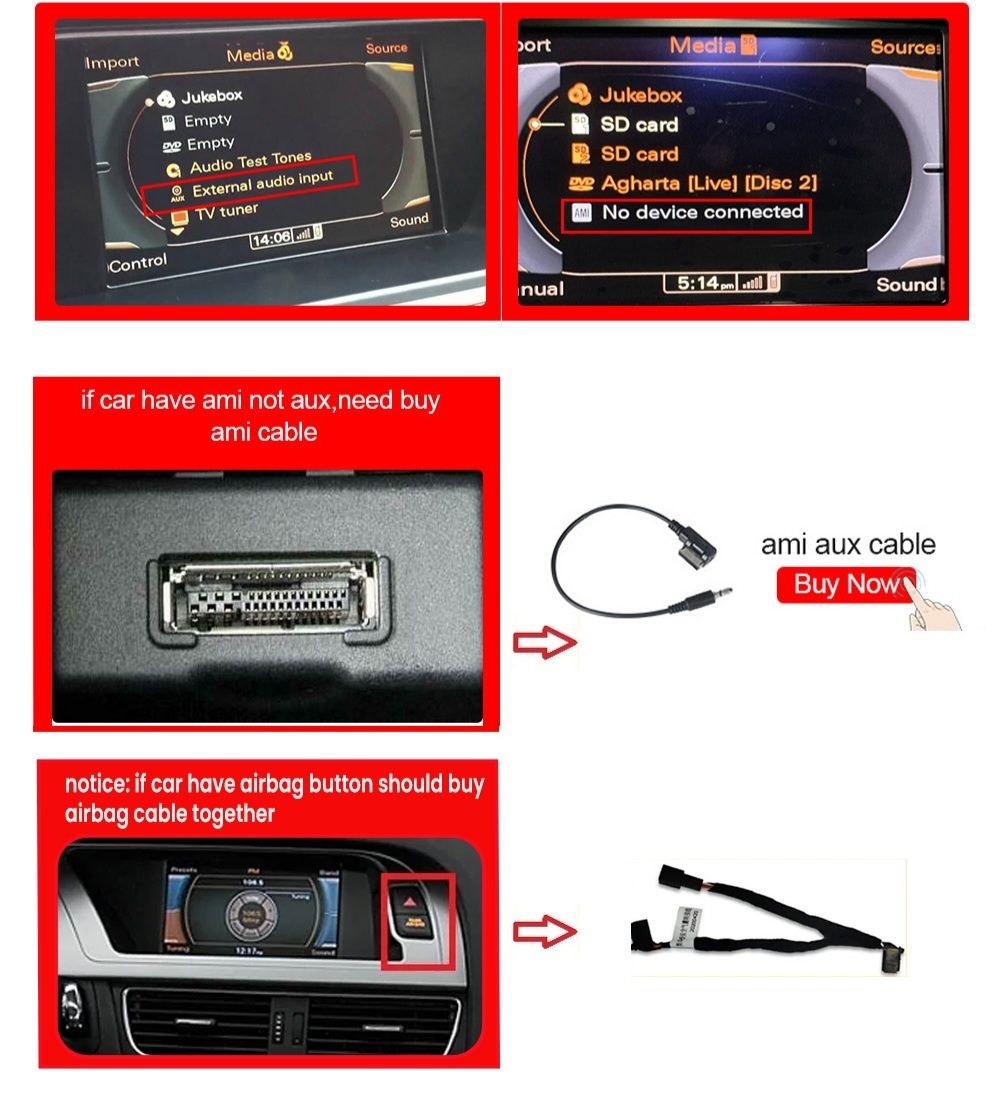Radio nawigacja AUDI Q5 Android Carplay AndroidAuto