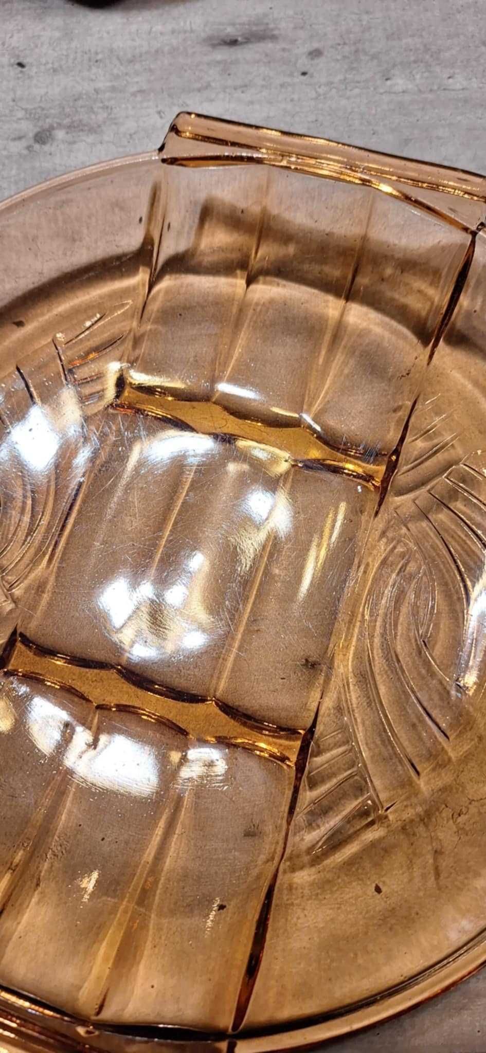 Talerze huta Hortensja art deco wzór 460