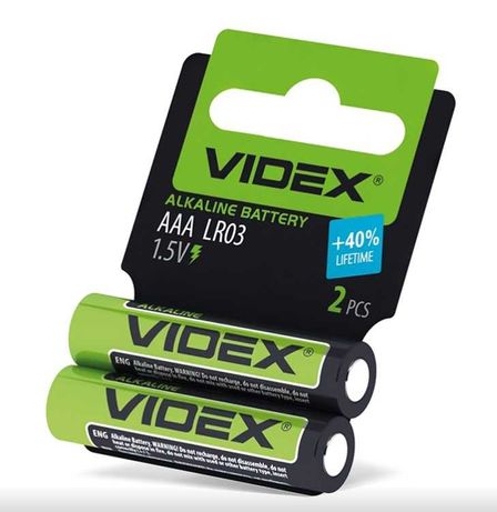 Батарейки Videx LR03 2шт