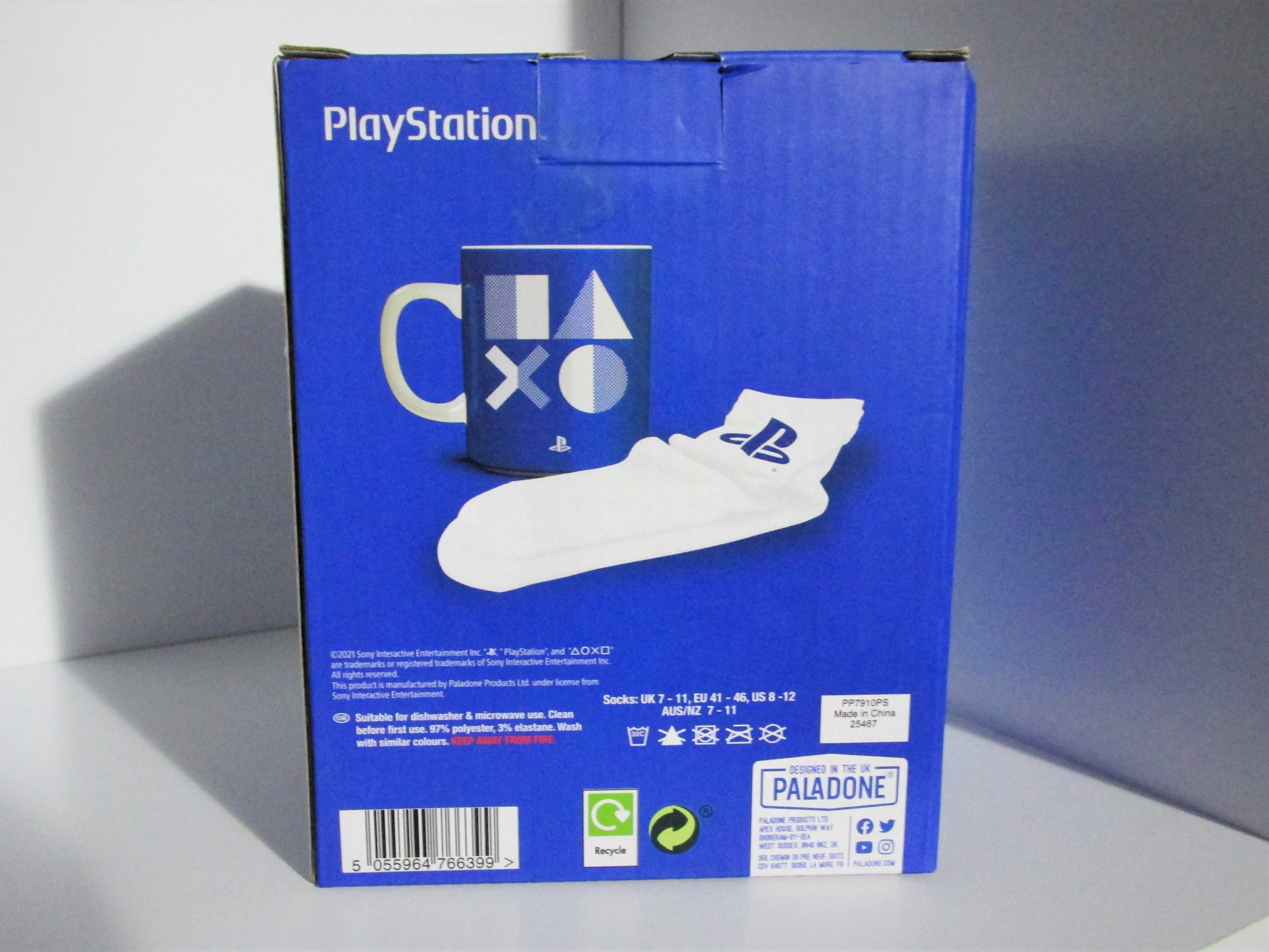 Playstation Mug and Socks (Caneca + Meias) Novo/Selado