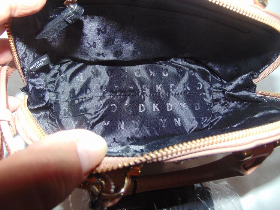 DKNY Новая женская сумка с бусинками кроссбоди 100% кожа сафьяно $228