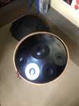 Handpan 22 polegadas, 10 notas, escala ré menor
