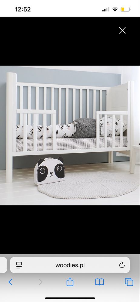 Łóżeczko dziecięce Woodies Smooth Cot