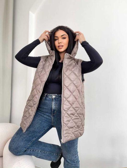 Жіноча жилетка батал стьобаний жилет р.56/58