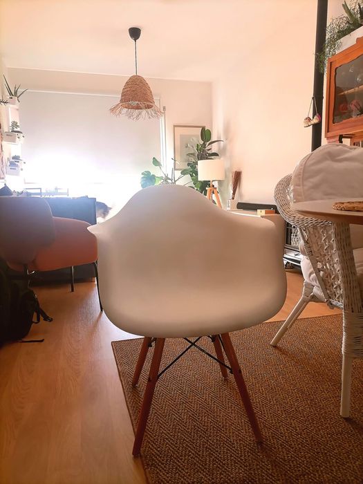 Mesa de sala de  jantar redonda IKEA com 3 cadeiras