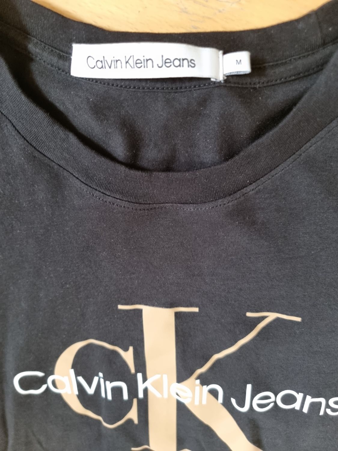Czarny podkoszulek M Calvin Klein