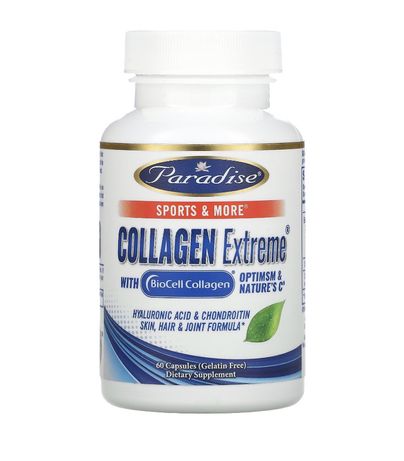 Paradise Herbs, Коллаген Экстрим, BioCell Collagen, 60 капс