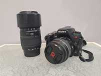 SONY A450 + SONY 18-55mmF/3,5-5,6f +TAMRON 70-300 mm f/4-5,6 +TORBA