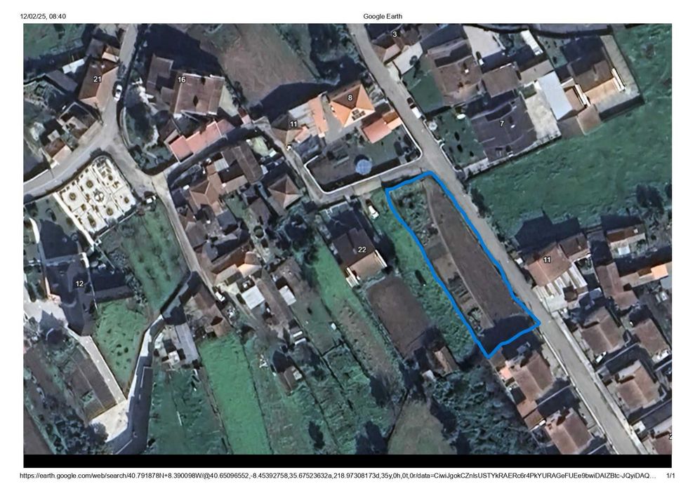 Terreno Macinhata do Vouga para construcao