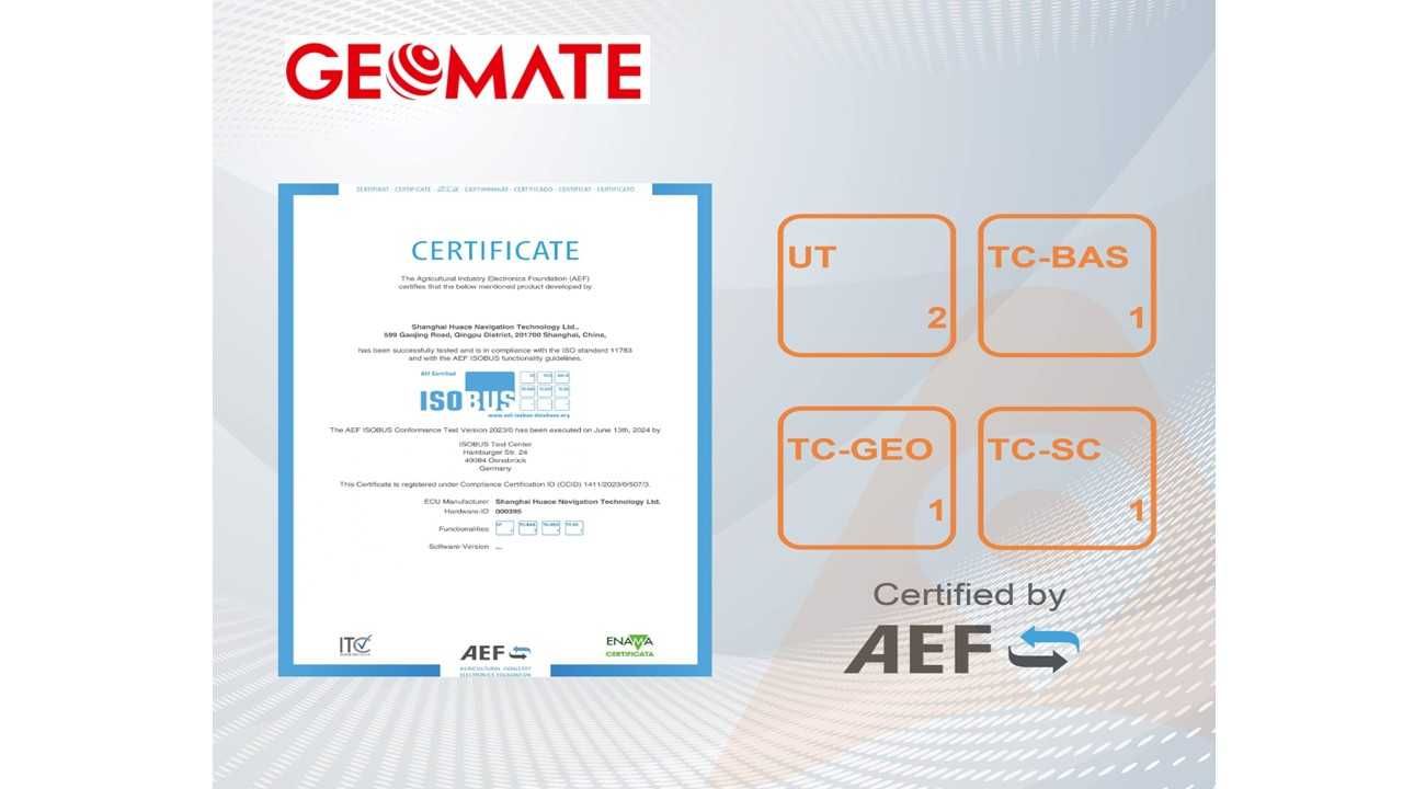 GEOMATE nawigacja rolnicza RTK 2,5cm GPS NAVI kierownica elektryczna