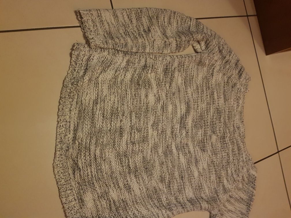 Swetr rękaw 3/4 dłuższy tył