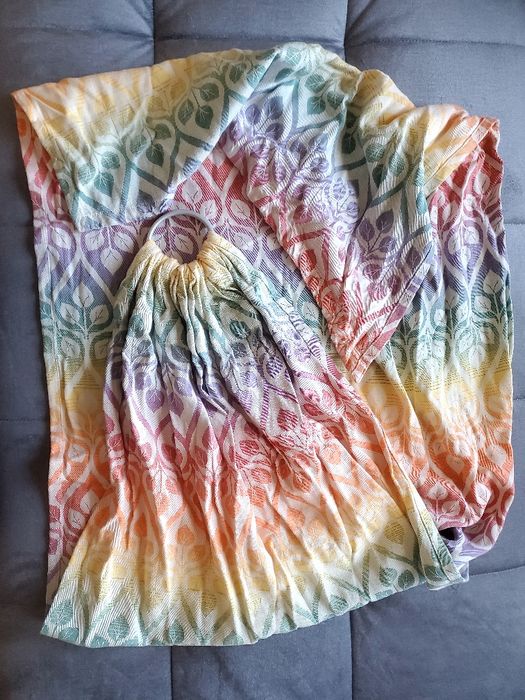 Chusta tkana kółkowa Yaro Slings La Vita Rainbow Autumn